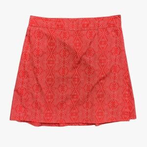 RipSkirt Hawaii Skirt Womens M Medium Coral White Wrap Around Printed Cover Up